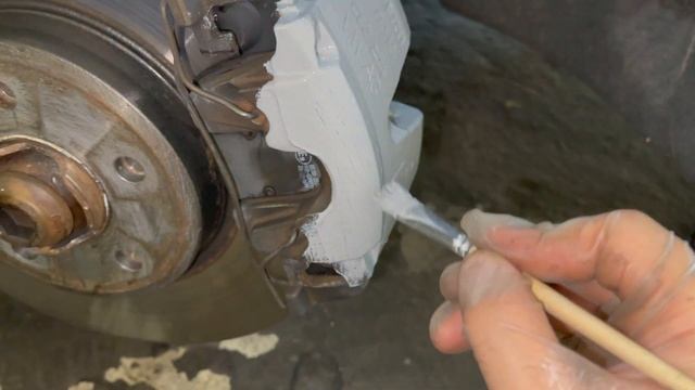 #FOLIATEC# Brake Caliper Paint/BREMSSATTELLACK Elephant Grey Metallic....on AUDI A4 B9 4K смотреть онлайн