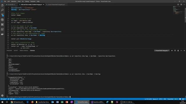 Learn CI/CD with Docker Containers, AKS and Azure DevOps - *Step 2* - Pull and Run Image Locally смотреть онлайн
