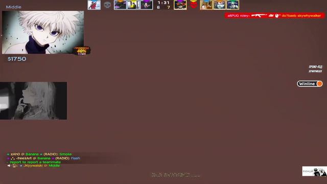 SKYWHYWALKER НЕ НОЕТ НА ПРОТЯЖЕНИИ 11ТИ МИНУТ И 33Х СЕКУНД CSGO смотреть онлайн