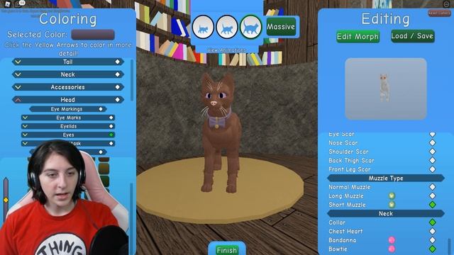 MUZZLES IN THIS GAME!? Designing a New KITTY PET! Roblox Warrior Cats Ultimate Edition смотреть онлайн