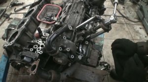 разборка двигателя ОМ 642