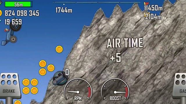 Hill Climb Racing - Garage Race Car/Mountain 2344m (WR) смотреть онлайн