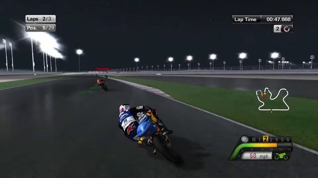 Lets Play MotoGP 13 Career Mode - Part 5 - Qatar Walkthrough смотреть онлайн
