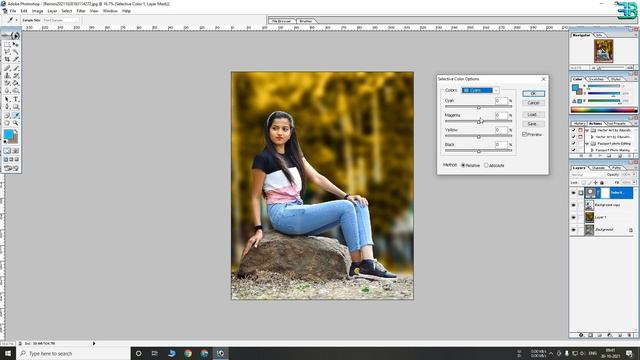 Moddy Yellow Background Photo Editing in Photoshop 7.0 - Photoshop Tutorial смотреть онлайн