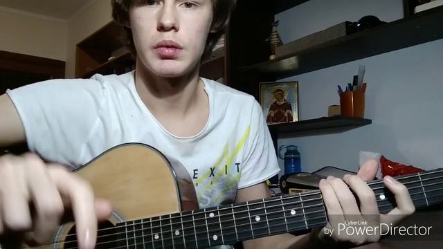 Игра на гитаре.Сява семечки Колян. смотреть онлайн