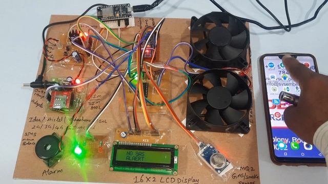 IOT Based Gas Detection Using Arduino & NodeMcu Blynk Push Notification | GSM Module with Call & SM смотреть онлайн