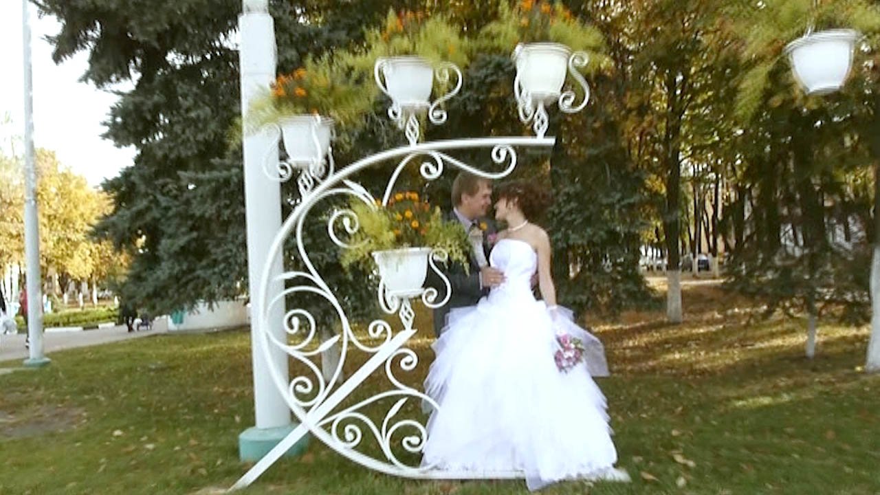 Прогулка молодожёнов с гостями смотреть онлайн