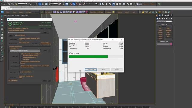 Quick collect assets in 3dsMax смотреть онлайн