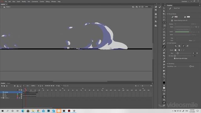 Adobe Animate - Покадровая анимация дыма | Урок 7 смотреть онлайн