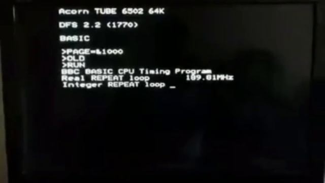 Acorn BBC Micro with PiTubeDirect Raspberry Pi Coprocessor смотреть онлайн