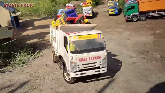 Wadidaw Truk Canter HD-X Fuso Oleng Muat mobil mobilan , Rc Excavator Truk Tangki Loader Forklift смотреть онлайн
