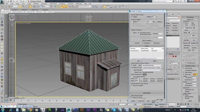 Запекание текстуры с одного канала на другой. смотреть онлайн