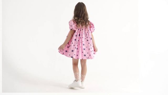 Платье детское KAFTAN "Звезды", цвет розовый смотреть онлайн