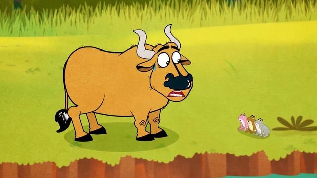 Лягушка и бык - Сказки и рассказы для детей - Russian Fairy Tales смотреть онлайн