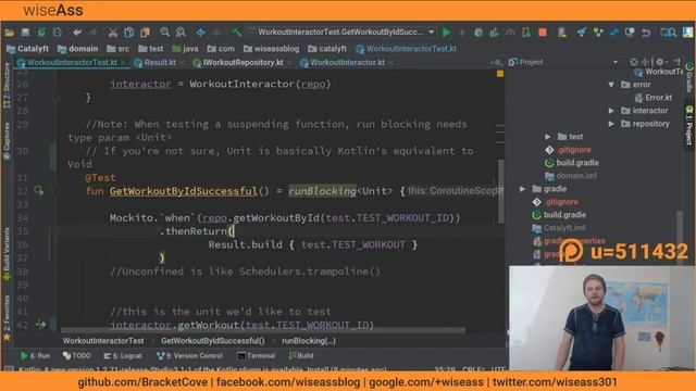 Kotlin WTF: Unit Testing Suspending Functions (Coroutines 1.3) In Kotlin, JUnit | Live Highlights смотреть онлайн