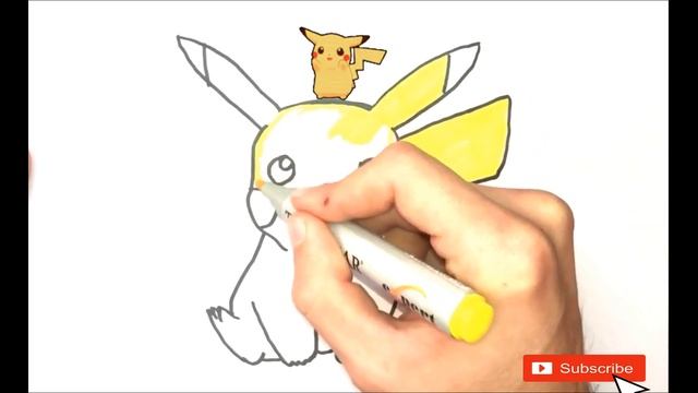 How to Draw Pikachu / Pokemon . Как нарисовать пикачу смотреть онлайн