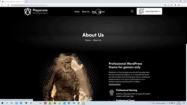 Playerone - Game Portal & eSports Gaming WordPress Theme смотреть онлайн