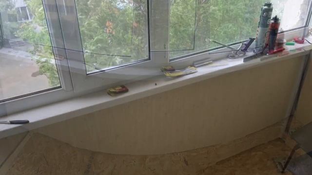 Утепление лоджии пеноплексом (техниколь) и отделка панелями ПВХ. смотреть онлайн