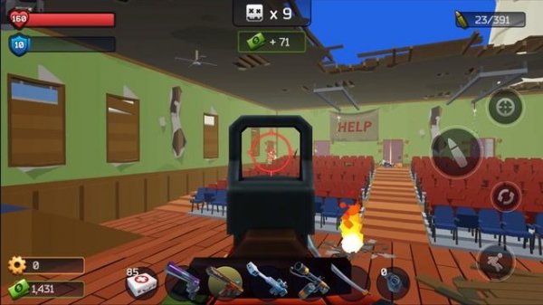 Pixel Combat: Zombie Strike - All Weapons Full Unlocked - Android Gameplay #1