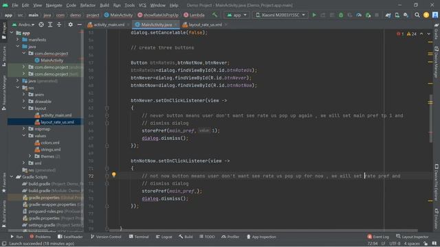 Android Studio Tutorial - Create App Rate Us Popup смотреть онлайн