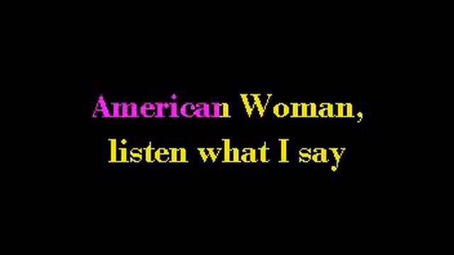 Lenny Kravitz American Woman Karaoke