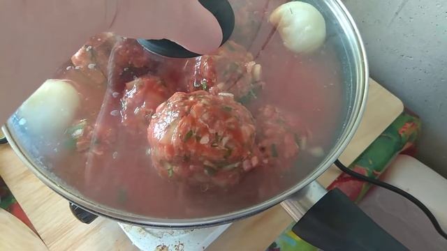 Ёжики ! Из фарша говядины и свинины с гречкой! ????️??️?? смотреть онлайн