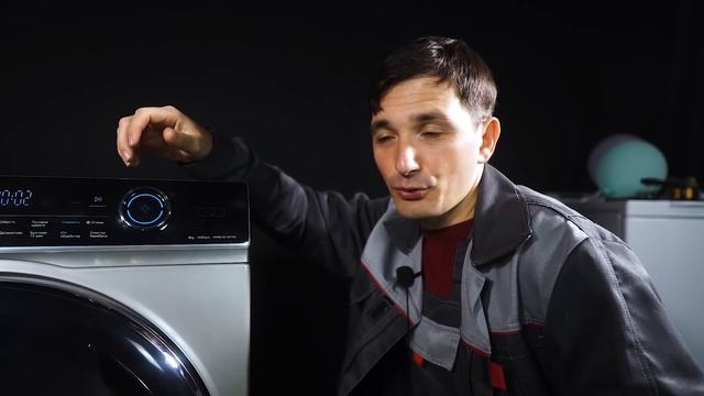 Стиральная машина Haier HW80 B14979S на 8 кг || Прямой привод и УФ обработка || Детальный обзор