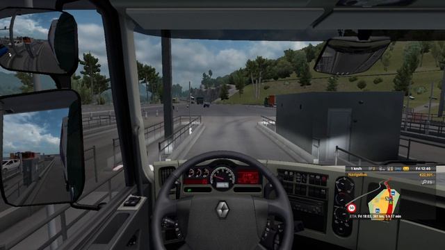 Firing up the Streets | Renault Truck Drive around in Euro Truck Simulator 2 | смотреть онлайн