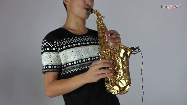Slade Saxophone Soprano Instrument B-flat Saxophone for Beginner - Banggood Toy&Hobbies смотреть онлайн