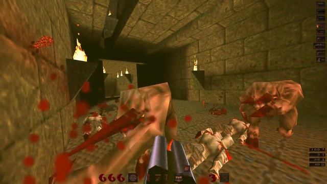 Quake Mission Pack 1 Scourge of Armagon - HIP2M5 Mortum's Keep - All Secrets - 1080p 60f смотреть онлайн