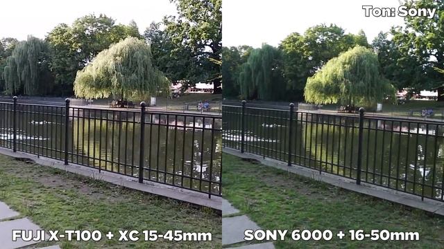 Fuji X-T100 vs. Sony Alpha 6000 Videovergleich смотреть онлайн