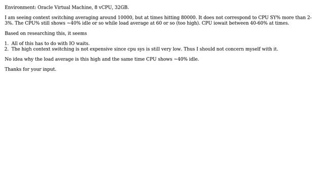 Linux: High Load Average while CPU 40% Idle смотреть онлайн