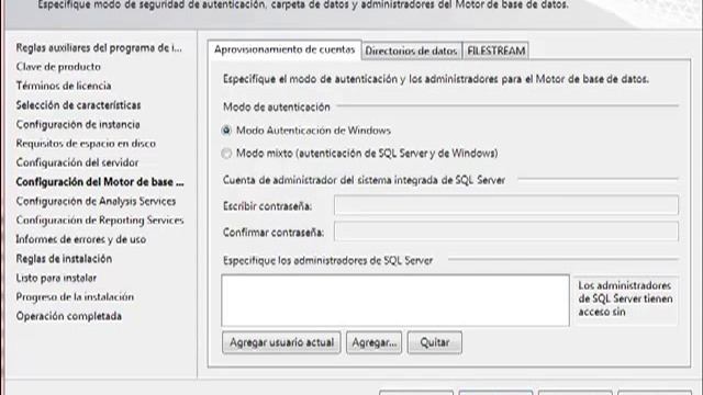Instalacion SQLServier 2008 Enterprise смотреть онлайн