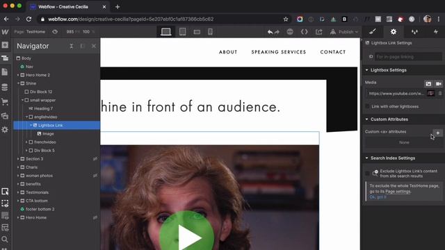 Webflow Lightbox Autoplay Video смотреть онлайн