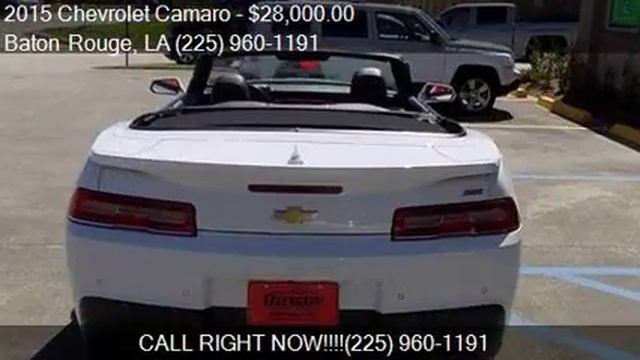 2015 Chevrolet Camaro SS 2dr Convertible W/2SS For Sale In B