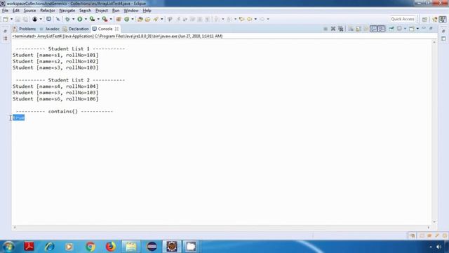 Java Collections and Generics 13 | ArrayList in Java | Part 4 | contains() | containsAll() смотреть онлайн