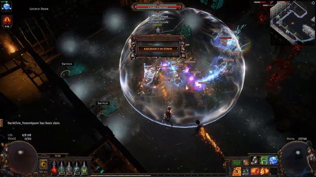 Path of Exile 3.19 Kalandra tanky lab runner getting 1 shotted смотреть онлайн