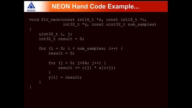 Using your C Compiler to Exploit NEON смотреть онлайн