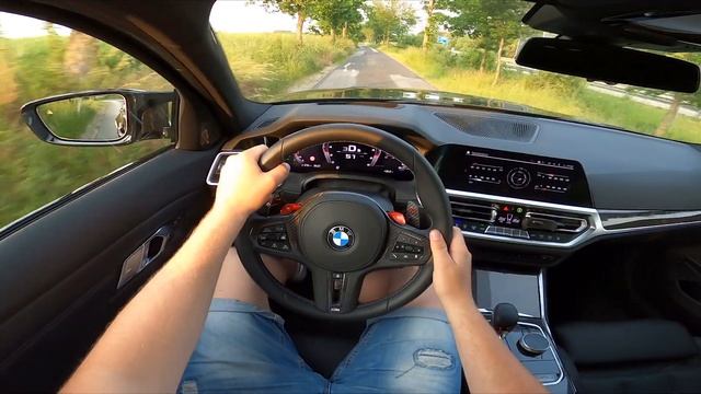 BMW M3 G80 COMPETITION | SOUND | FLYBY | POV Drive On AUTOBAHN (NO SPEED LIMIT)