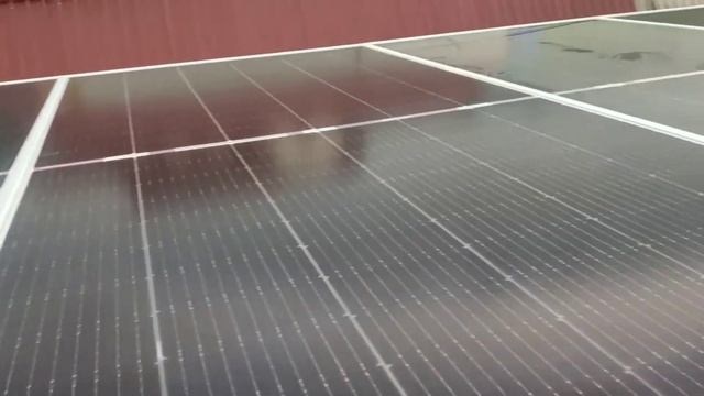 NLBV || Hệ Thống 10kw Pin 2 Mặt Kính Tại Mỹ Đức - Hà Nội