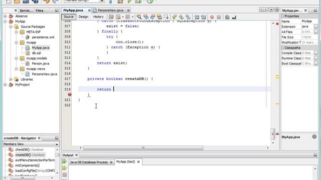 JAVA MDI APPLICATION AVEC BASE DE DONNEES INTEGREE _AZ PART3 смотреть онлайн