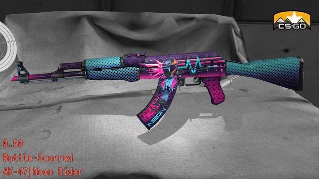 AK-47 Неоновый гонщик | Износ Скина | #CSGO смотреть онлайн
