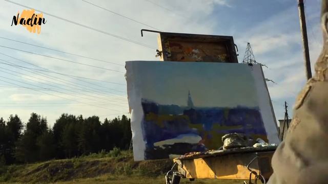 Написание картины на пленэре маслом смотреть онлайн