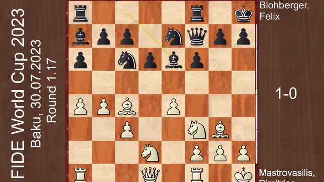 Mastrovasilis, Dimitrios (2587) -- Blohberger, Felix (2522) Round 1.17 смотреть онлайн