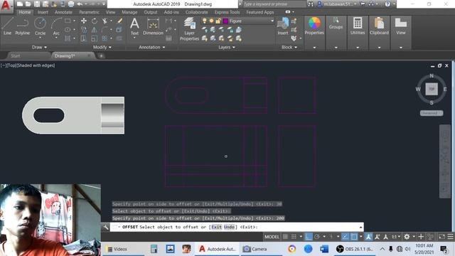 Creating 3D objects in AUTOCAD 2019 смотреть онлайн