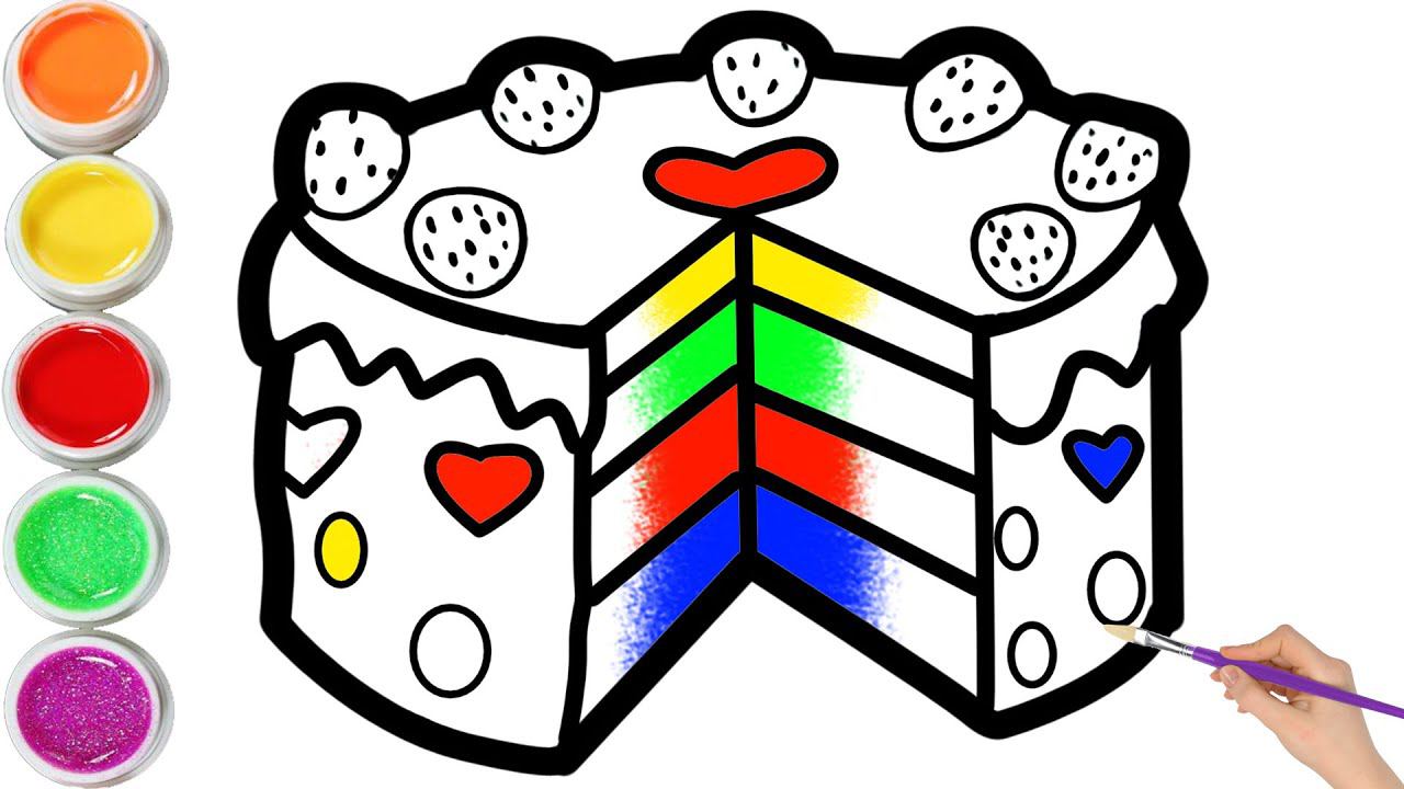 How to draw a moped, a dog, a hare, a car, a dress, a pencil, a cake for children смотреть онлайн