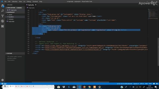 lecture 5 Online Quiz/Examination platform PHP + jQuery + Login system смотреть онлайн