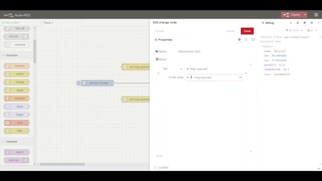 How to work on JSON PAYLOAD ? SPLITTING OF JSON PAYLOAD #noderedtutorials #nodered смотреть онлайн