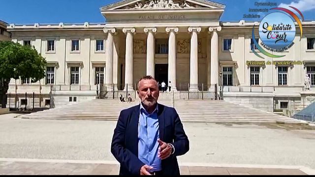 Prise de parole devant le palais de justice de Marseille смотреть онлайн