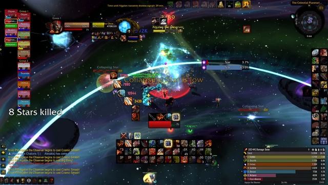 Algalon 10 man Fury Warrior POV - 6.5k dps смотреть онлайн